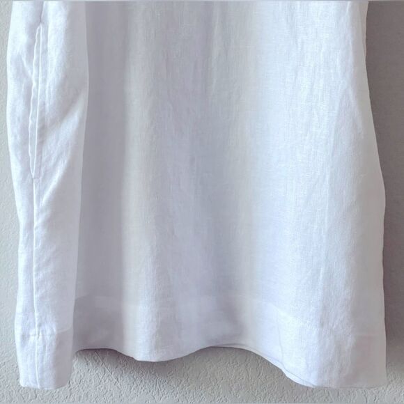 Madewell NWT Embroidered Tank Mini Dress in Linen Size 2 in Eyelet White - Picture 11 of 14